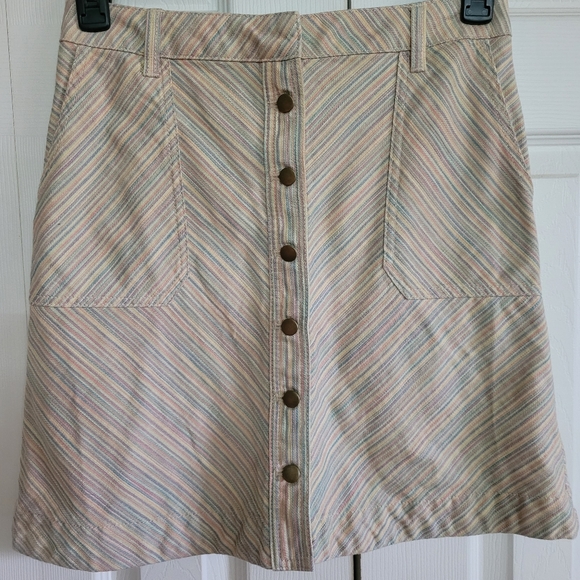 Muted Rainbow Anthropologie Skirt - Picture 2 of 7